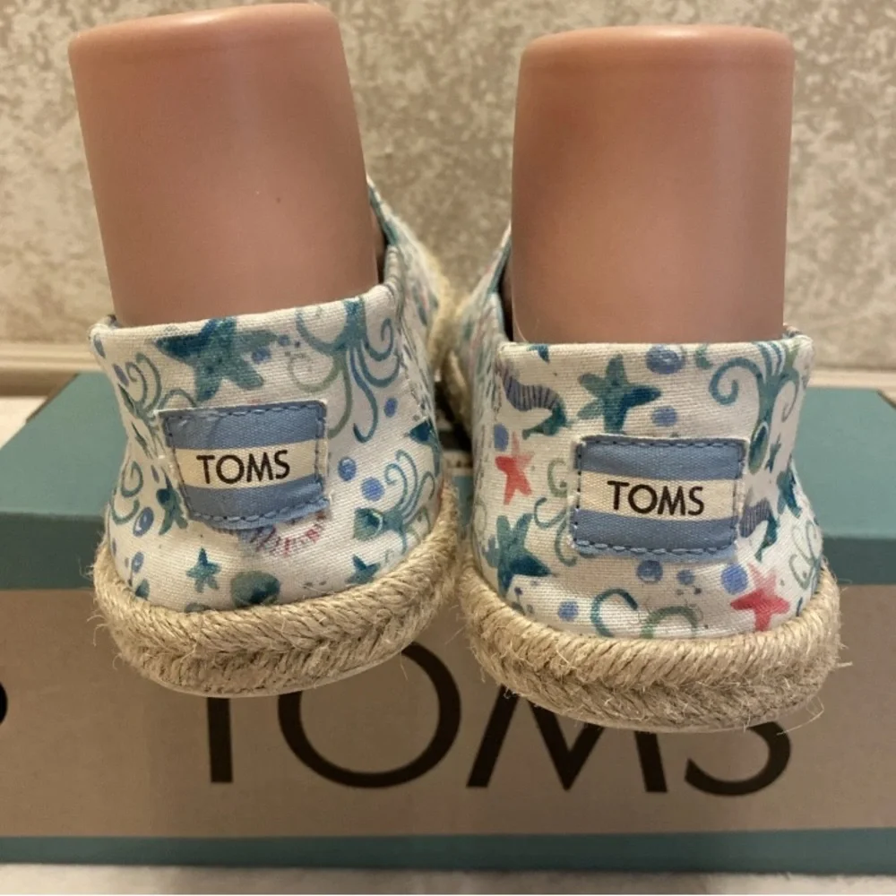Toms Multicolor Seahorse Sea Life Print